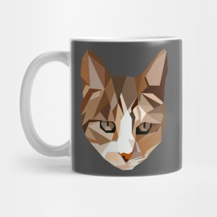 Geometric Low Poly Cat Face Mug